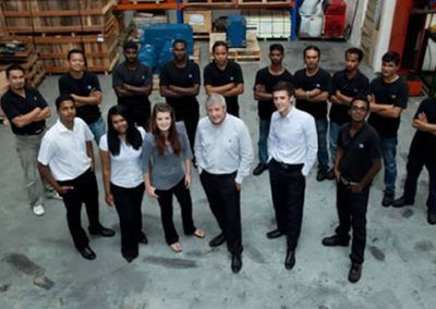 Brooks Limited British Conveyor Chain Specialists Pin Oven Kuala Lumpur Malaysia Team